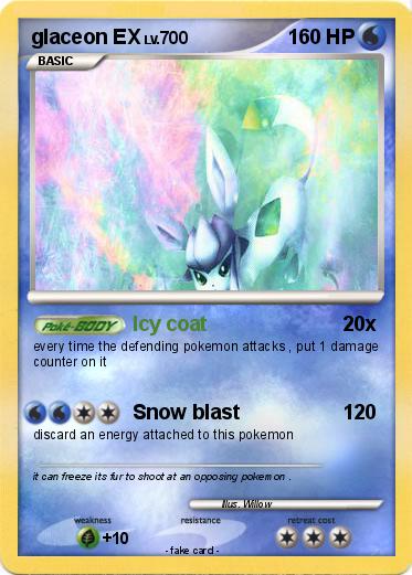 Pokemon glaceon EX
