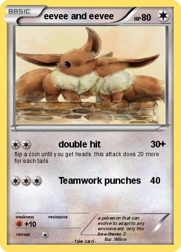 Pokemon eevee and eevee