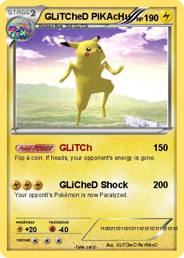 Pokemon GLiTCheD PiKAcHu