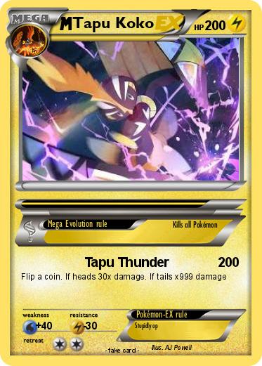 Pokemon Tapu Koko