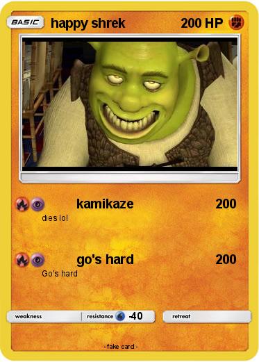 Pokemon happy shrek