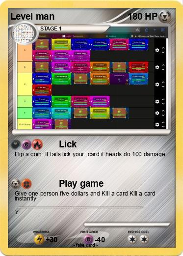Pokemon Level man