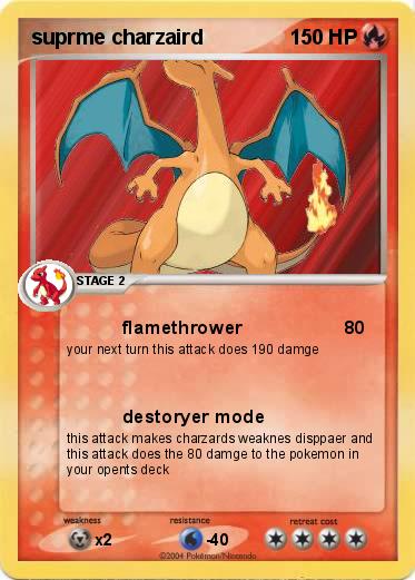 Pokemon suprme charzaird