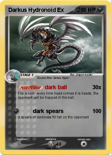 Pokemon Darkus Hydronoid Ex