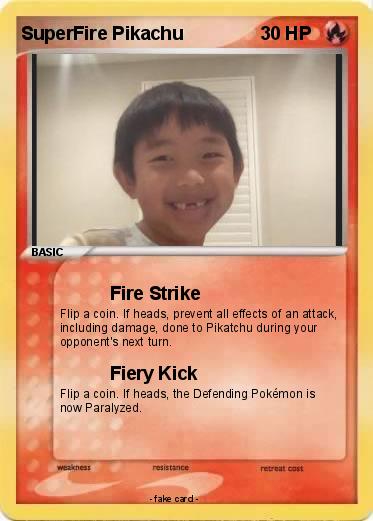 Pokemon SuperFire Pikachu