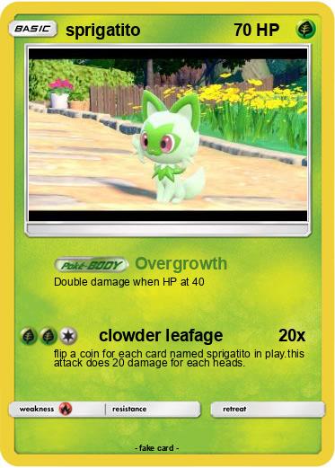 Pokemon sprigatito