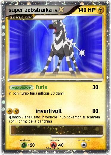 Pokemon super zebstraika