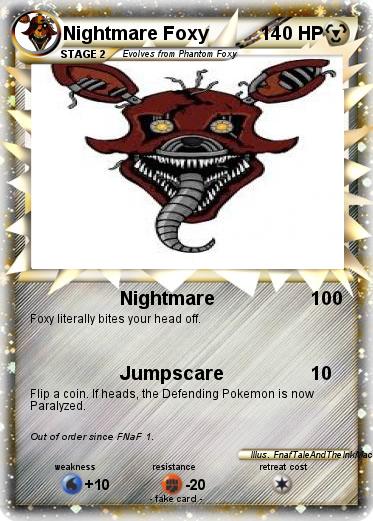 Pokemon Nightmare Foxy