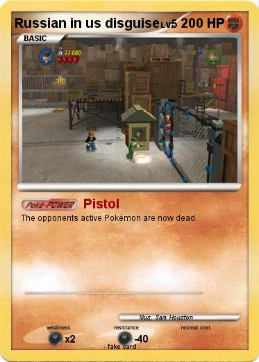 Pokemon Russian in us disguise