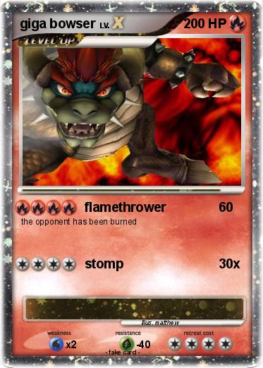 Pokemon giga bowser
