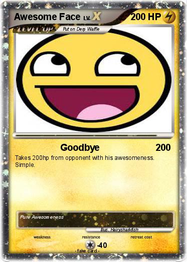 Pokemon Awesome Face