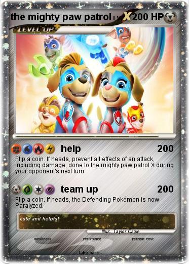 Pokemon the mighty paw patrol
