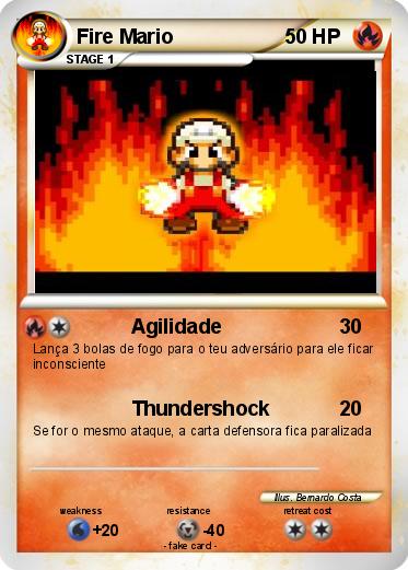 Pokemon Fire Mario