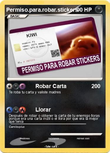 Pokemon Permiso.para.robar.stickers