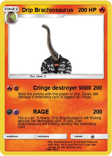 Pokemon Drip Brachiosaurus