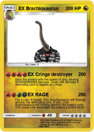 Pokemon EX Brachiosaurus