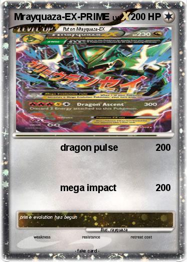 Pokemon Mrayquaza-EX-PRIME