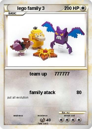 Pokemon lego family 3
