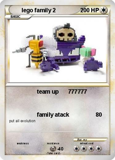 Pokemon lego family 2