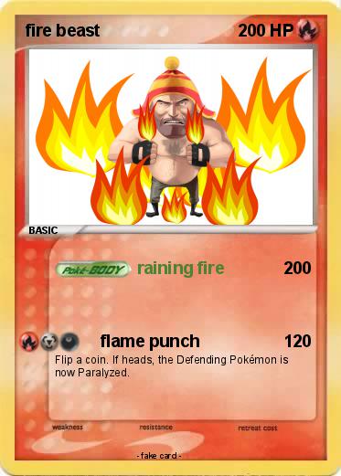 Pokemon fire beast