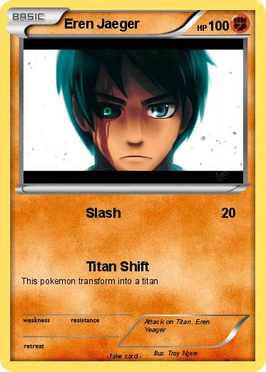 Pokemon Eren Jaeger