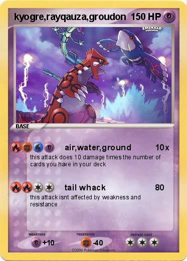 Pokemon kyogre,rayqauza,groudon