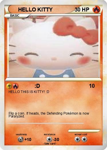 Pokemon HELLO KITTY