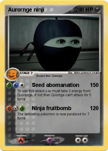 Pokemon Aurornge ninji
