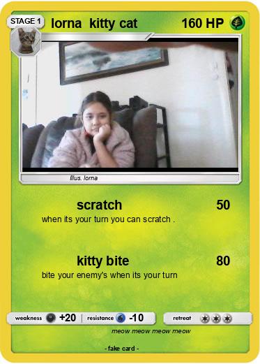 Pokemon lorna  kitty cat