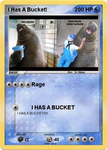 Pokemon I Has A Bucket!