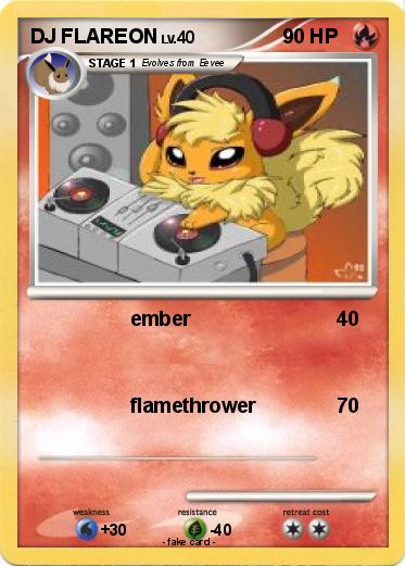 Pokemon DJ FLAREON