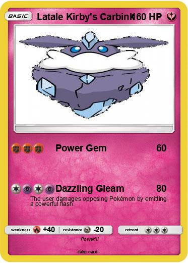 Pokemon Latale Kirby's Carbink