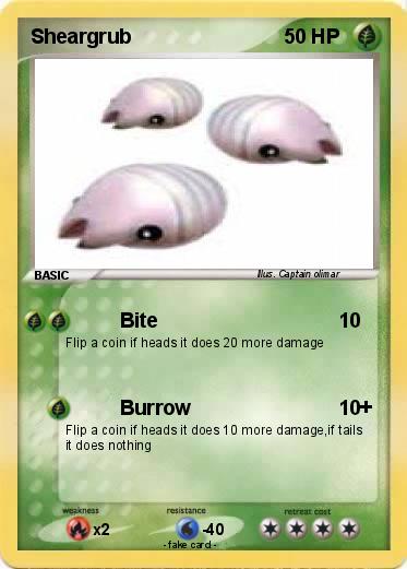 Pokemon Sheargrub