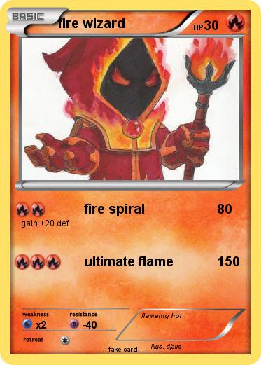 Pokemon fire wizard