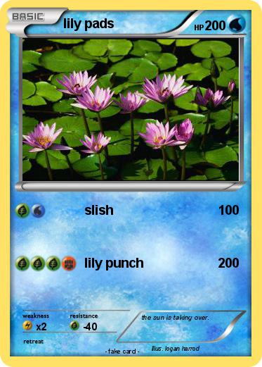 Pokemon lily pads