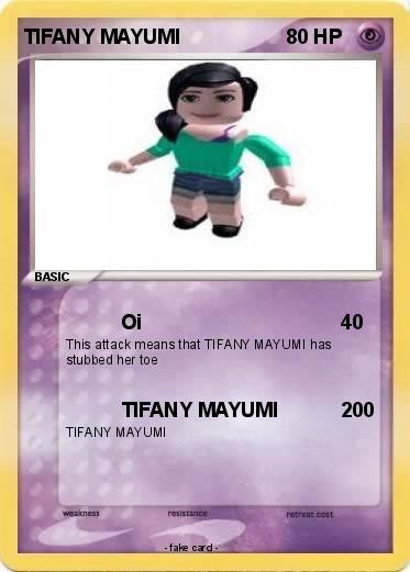 Pokemon TIFANY MAYUMI