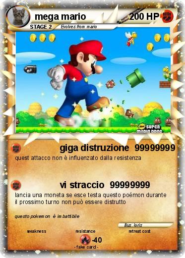 Pokemon mega mario
