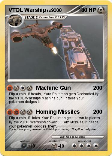 Pokemon VTOL Warship