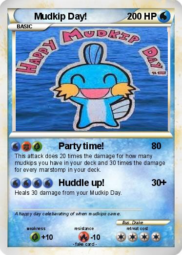 Pokemon Mudkip Day!