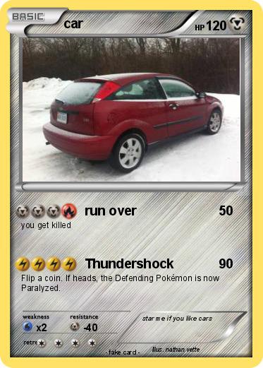 Pokemon car