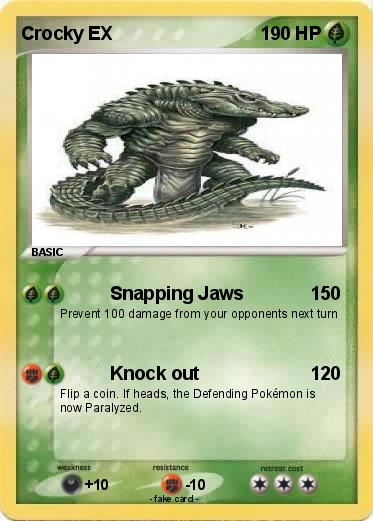 Pokemon Crocky EX
