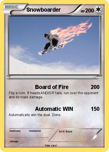 Pokemon Snowboarder