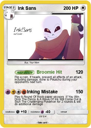 Pokemon Ink Sans