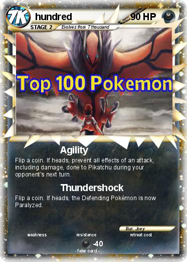 Pokemon hundred