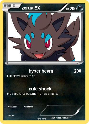 Pokemon zorua EX