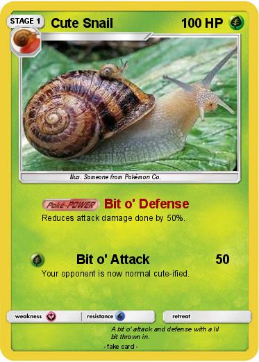 Pokemon Cute Snail