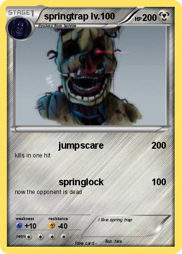 Pokemon springtrap lv.100