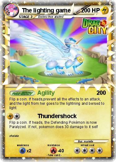 Pokemon The lighting game