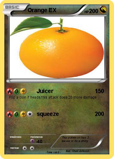 Pokemon Orange EX