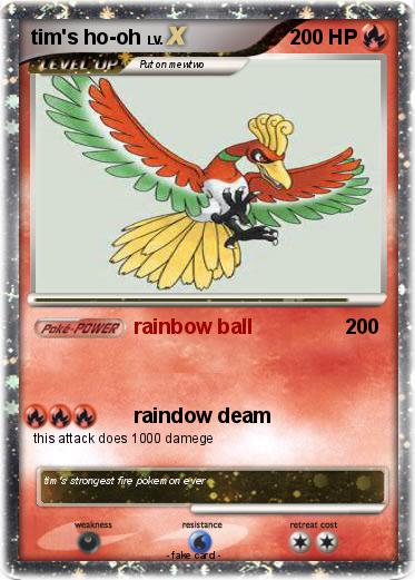 Pokemon tim's ho-oh